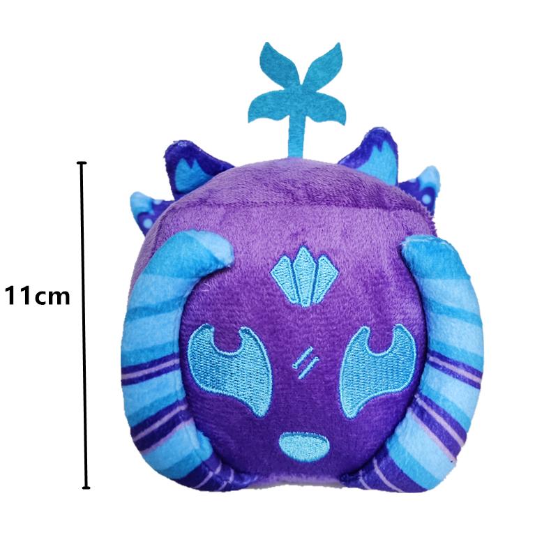 Blox Fruits Plush Playthings Adventure Activity Cartoon Box Plush Playthings Adorable Gentle Stuffed Dolls Children Birth Date Xmas Blox Fruits