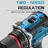 21V Dual Speed Cordless Hand Drill & Screwdriver with Lithium Battery