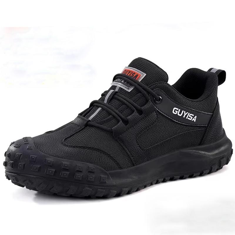 high-quality Work Safety Shoes Anti smashing anti piercing Indestructible shoes Work Boots Steel toe shoes Security Men Boots