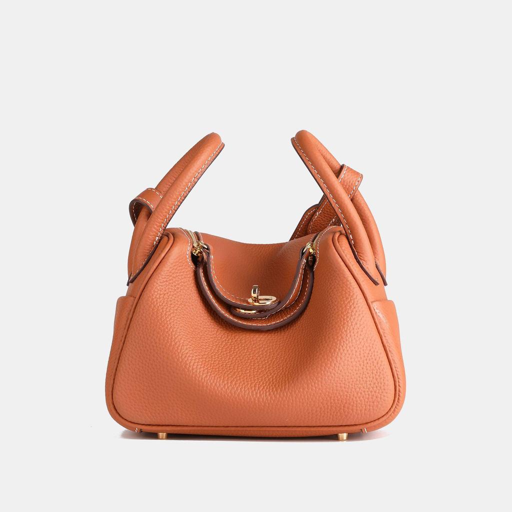 Klasická taška Lindy Zlatá/Stříbrná přezka Velká Crossbody taška přes rameno