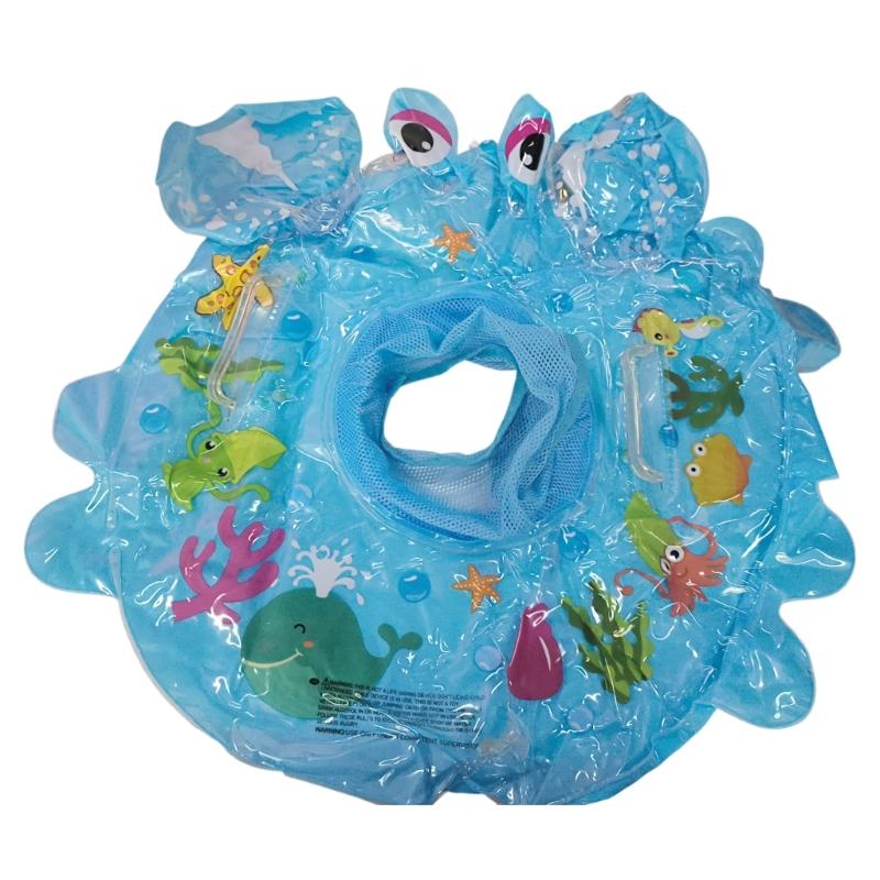

Baby Fitable Swim Necessary Game Set Crab Swimming Ring Toys Summer Pool Party Water Sport for Pool Party/Game/Floating 1 синий