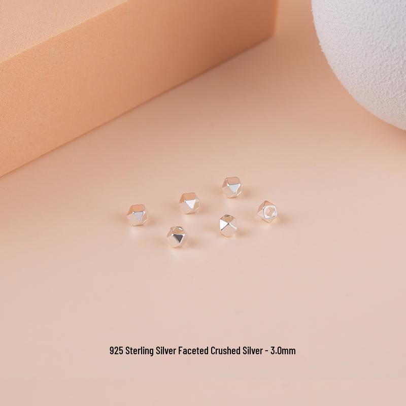 Perles Libres en Argent Sterling 925 pour la Fabrication de Bijoux DIY: Perles intercalaires pour bracelets et colliers