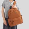 Schoolbag Korean version of high-value casual backpack for women college students, simple and lightweight schoolbag, large-capacity commuter 