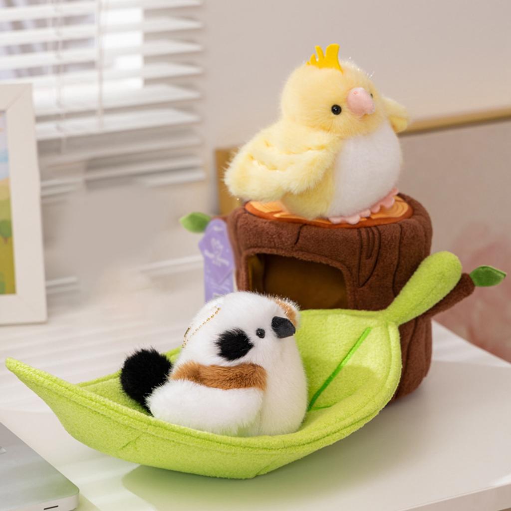 Cute Plush Toy, Birds Cartoon Doll, Figurine, Children's Gift, Without Label