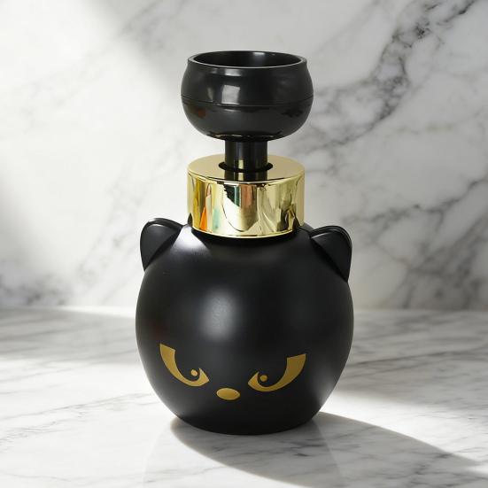 1/2/3 szt. Dozownik do mydła z nadrukiem łapy Wielorazowa plastikowa pompka do mydła w płynie do rąk Płyn do mycia rąk Kuchnia Łazienka Dozownik do piany