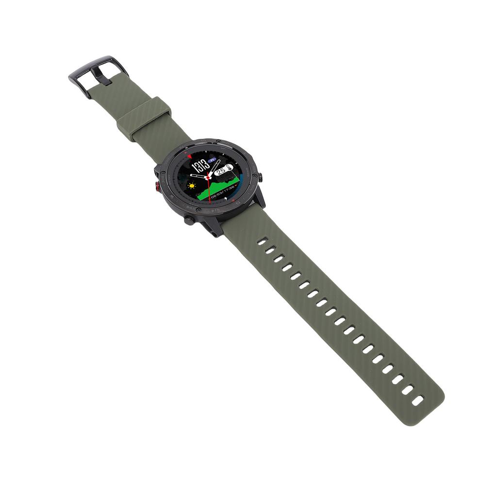 Round Smart Watch Diving Watch Swimming Sport Wristwatch with 1.3 Inch Display for Outdoor Running Workouts