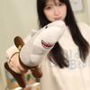 Shaped Shark Plush Doll Funny Toys Home Room Decorations Birthday Gifts