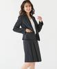 Skirt Suits to Enhance Your Beauty Jacket Pleated Lining with [Nissen] [Women's Suits] (Tailored + Skirt) (Jacket Color-Coordinated Piping)