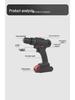 Multi-Function Cordless Impact Drill & Electric Screwdriver Set