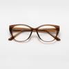 Fashion Vintage Brand Design Cat Eye Frame Reading Glasses Prescription Photochromic Anti Blue Light Women Hyperopia Eyeglass