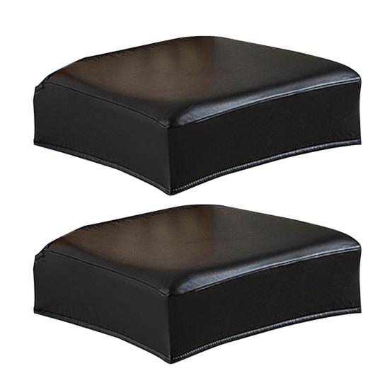 Housse de siège élastique en similicuir antidérapante imperméable résistante à l'huile isolation thermique couleur unie résistante aux rayures