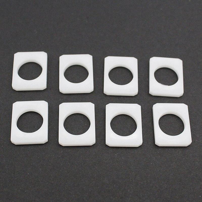 8Pcs Car White Seat Rail Bushing for BMW Z3 E36 E37 E38 1994-1996 1997 1998 1999 2000 2001 2002 52108401291 Rubber Accessories