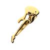 Creative Metal Punk Guitar Tie Clip Instrument Music Note Tie Pin Piano Key Necktie Buckle for Men's Necktie Accessories