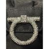 Used Ferragamo Gancini Satin Party Chain Shoulder