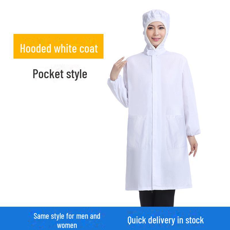 Veste de travail respirante à capuche pour homme - Facile à laver, vêtement de protection pour usine et atelier avec logo personnalisé