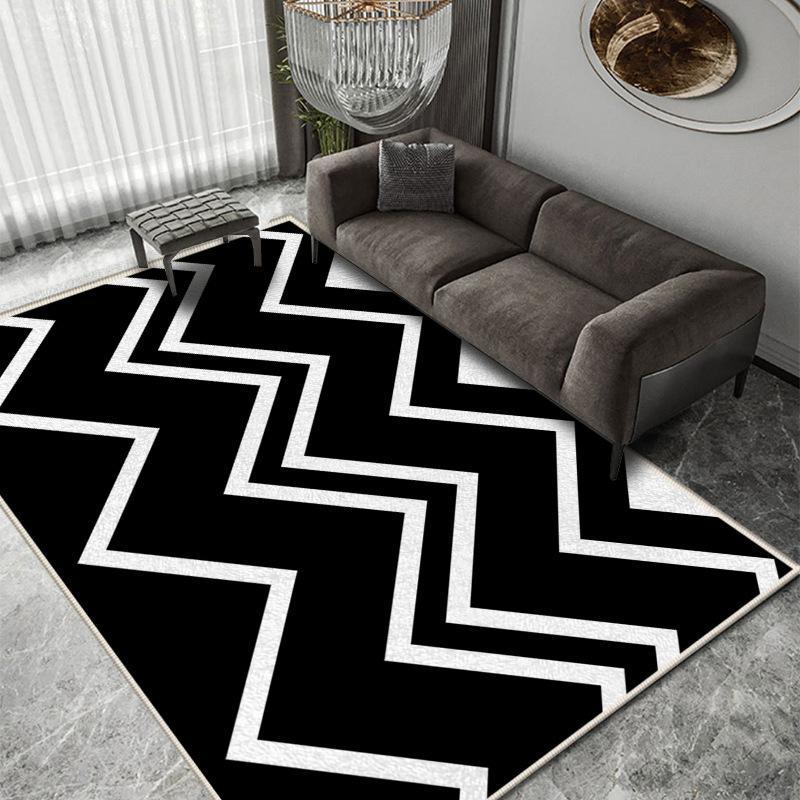 Light Luxury Living Room Carpet Room Large Area of Nordic Wind Sand Tea Table Mat All Shop with Dirt Resistant Floor Mat