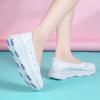 Fashion Flat Shoes Women Loafers Casual Slip On Nurse Shoes Women Outdoor Non Slip Soft Breathable White Work Shoe