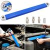 1Set Multi Functional Universal Adjustable Extension Wrench Set, Double Head 360-degree Rotating Ratchet Spanner