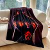Shadowed Gunman Holding Revolver Print Adult Children Warm Blankets Home Travel Car Soft Comfortable Suitable for All Seasons