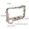 Aluminum Camera Cage Stabilizer for R5/R5C DSLR Cameras Protective Rig 1/4in & 3/8in Threaded Hole Cold Shoe Slot