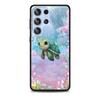 Schattige Kleine Schildpad Luxe Hoesje voor Samsung Galaxy S23 S21 S20 FE S24 S22 Ultra S10 S10e S9 Plus Zacht Zwart TPU Telefoonhoesje