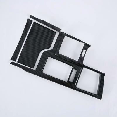 Kolfiberstil Växlingskontrollpanel Cover Trim För Lexus ES350 ES300H 2019-2021