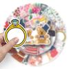 50 Wedding Doodle Cartoon Fresh Ins Style Korean Guka Manual DIY Skateboard Suitcase Stickers Waterproof