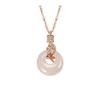 Year-Round Peaceful Koi Buckle Necklace - Women's Summer Chinese Zodiac Jade Pendant