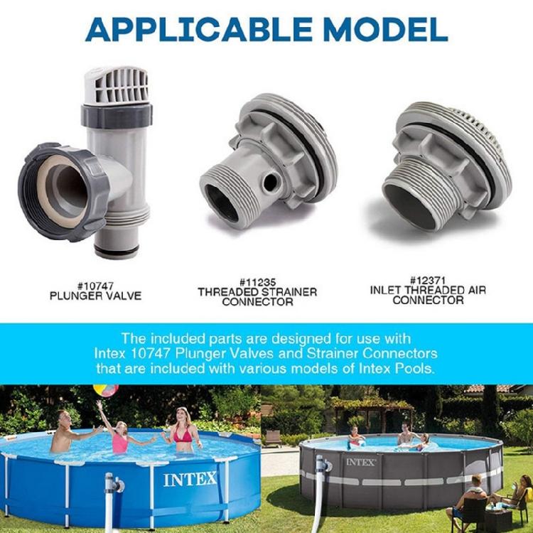 Rubber Rings Rubber Pool Plunger Replacement Gasket for Intex 28633 28635 28621