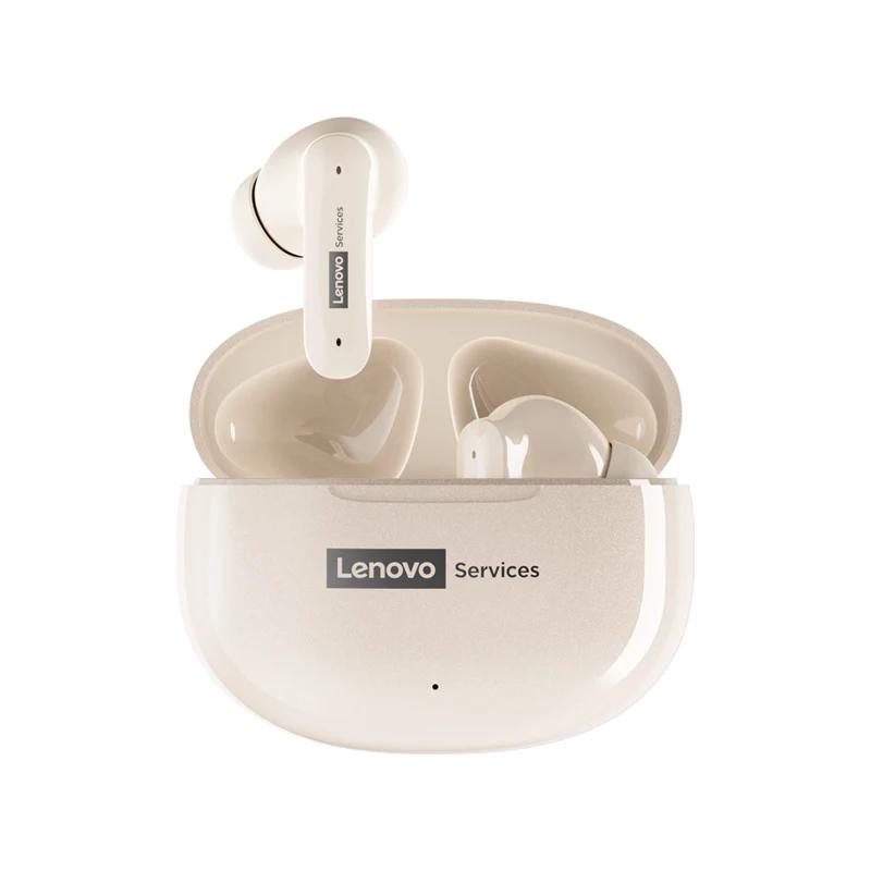 Original Lenovo LE202 Wireless Bluetooth 6.0 Earphones AI Call Noise Cancellation Sound Quality Headphone Long Battery Life Earbuds