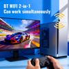 WiFi 6 Bluetooth 5.4 900Mbps Netzwerkkarte WiFi USB Wireless Adapter 2 in1 Dual Band 2,4G 5GHz Wi-Fi Lan Dongle Receiver Treiber kostenlos