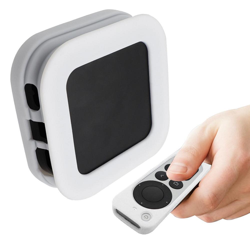 Custodia in Silicone per TV Box per AppleTV 4K 2025 Copertura Protettiva per Telecomando per Telecomando Apple TV 2025 Anti Caduta Ammortizzante Protettore