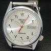 REFURBISHED VINTAGE SEIKO 5 AUTO 6309A JAPAN MENS ARABIC SILVER WATCH a175402-2