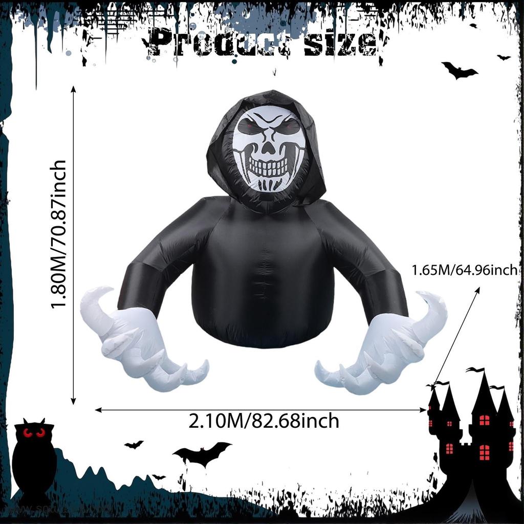Halloween Inflatable Decoration Outdoor Park Home Outside Lawn Yard Ornament