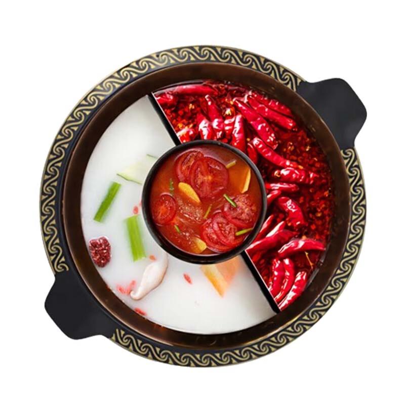 SuLe Kommerzieller 9-Fächer-Hot Pot