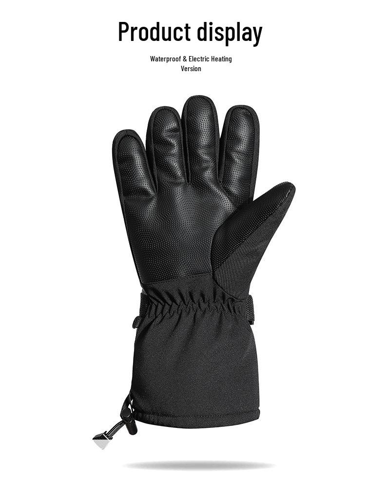 Smart Electric Heated Gloves with Large Battery for Winter Cycling and Skiing - Full Back and Finger Heating