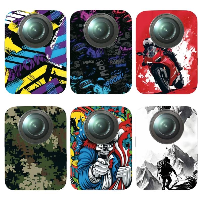 Camera Skin Decals Wrap Protections Precise Cut Adhesive Film Multiple Pattern for Scratch Resistant