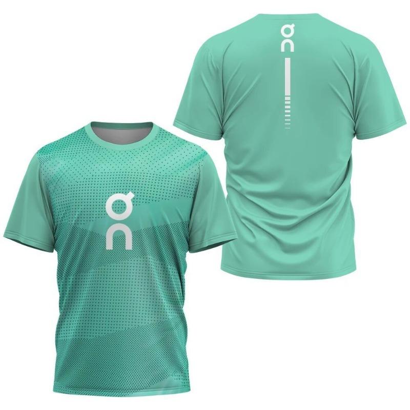 BOLIV MODA Heren 3D Geprint T-shirt Buiten Fitness Ademend Sneldrogend Sport Korte Mouw Ronde Hals Pullover Casual Top M