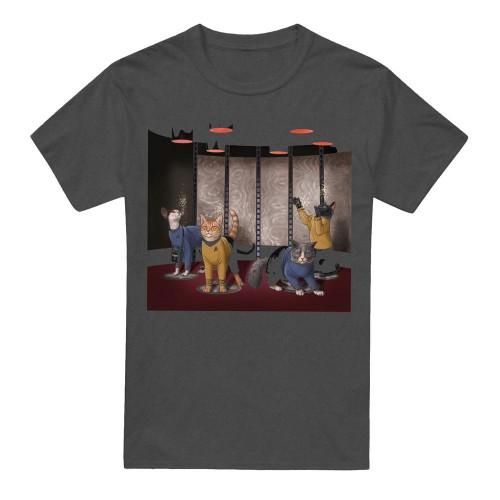 STAR TREK Unisex Adult Beam Meow Up T-Shirt