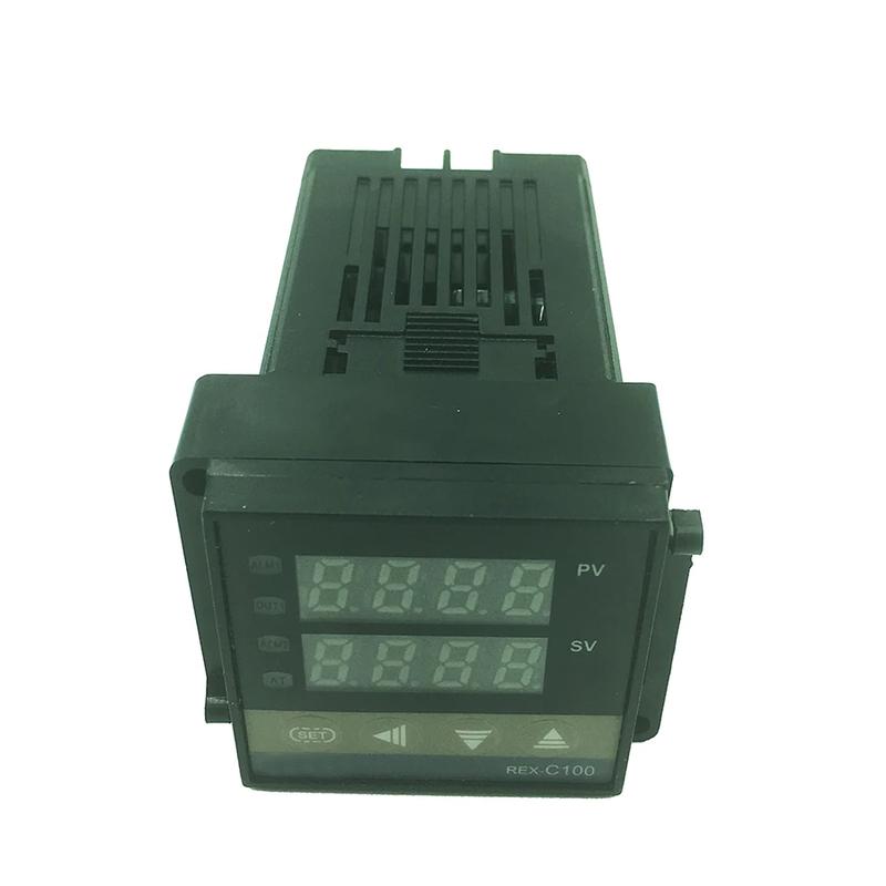 REX-C100 Digital Temperature Controller Thermostat Relay Output + K Type Thermocouple Sensor 48 X 48