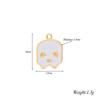 4Pcs/lot Halloween Charms Stainless Steel Pumpkin Ghost Bat Pendant for Making DIY Necklace Jewelry Accessories Supplies