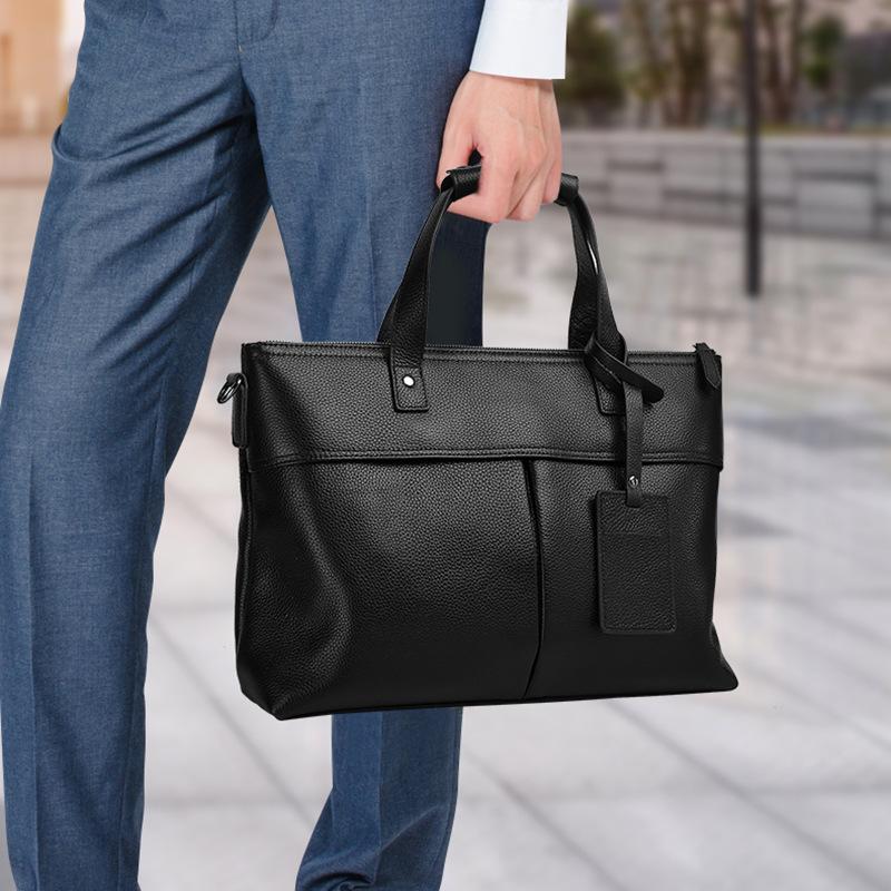 

Сумка-портфель, Мужская деловая сумка, Сумка для ноутбука чёрный