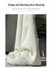 Women's High-Waisted Micro-Flared Slim-Fit Wide-Leg Pants