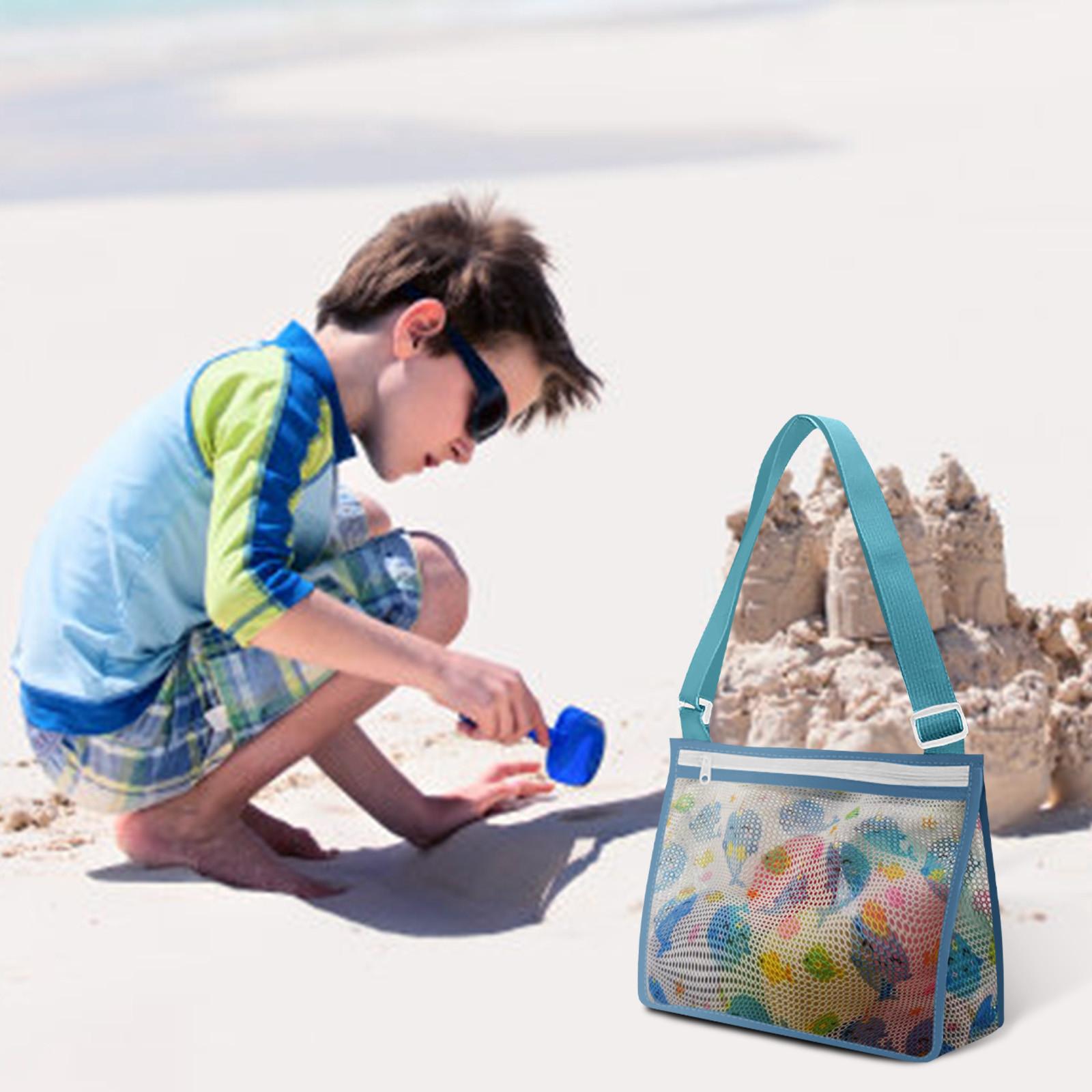 

Nikitas Пляжная Игрушка Сетчатая Сумка Детская Сумка Для Сбора Пляжная Сетка Игрушка Для Песка Для Хранения Пляжных Игрушек Песочные Игрушки Аксессуары Для Плавания Для Мальчиков И Девочек One Size светло-синий