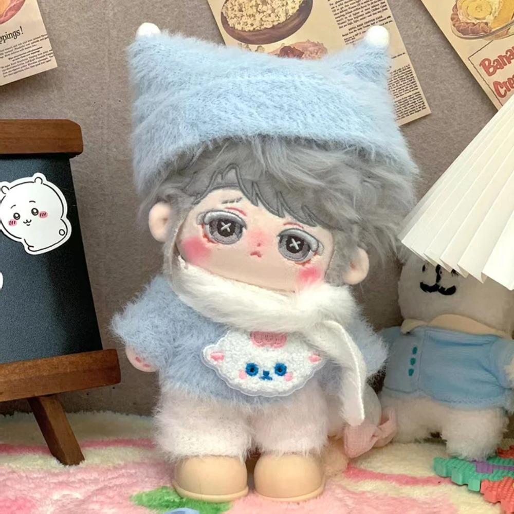 20cm Cute Idol Cotton Star Dolls Fifth Personality Boy Doll Cute Stuffed Baby Plushi Doll Can Change Clothe Fans Collection Gift