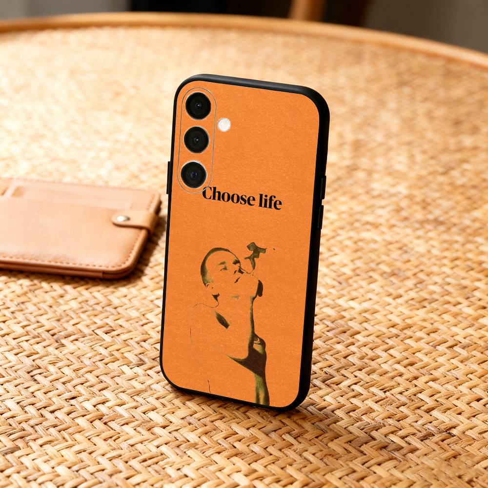 T-TrainspottingS C-Choose Life  Phone Case For Samsung  A73,72,71,53,52,51,22,91,80, Soft Black Cover