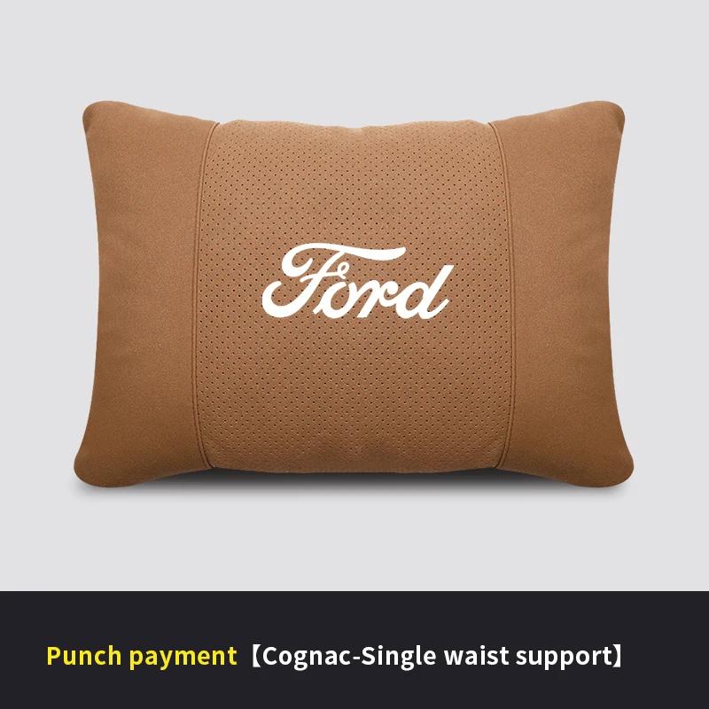 KLKC4 For Ford Focus Fiesta Fusion Explorer Edge Kuga Mondeo ST F150 Ecosport Ranger Car Headrest Neck Support Seat Soft Neck Pillow