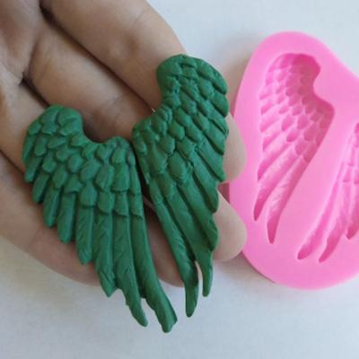 1 ks Silikonová forma na andělská křídla pro miminko Nástroje na zdobení fondánových dortů Sugarcraft Čokoládová forma na bonbóny z hlíny Forma na cupcake D0227