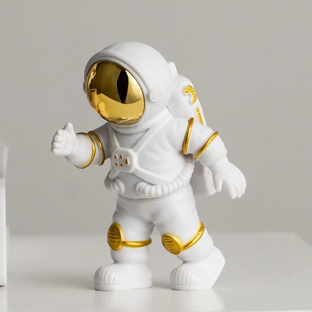 3Pcs Astronaut Action Figurine Home Decor Astronaut Statue Study Office Desk Decor Showpiece Gift Decoration