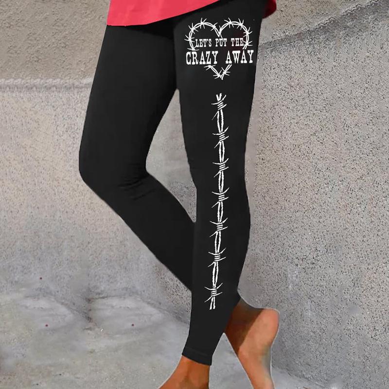 High-Waisted Black 3D Print Yoga Pants: Slimming & Tight Fit for Fitness